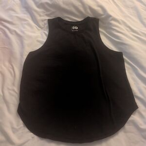 SO Women's Classic Black Muscle Tee